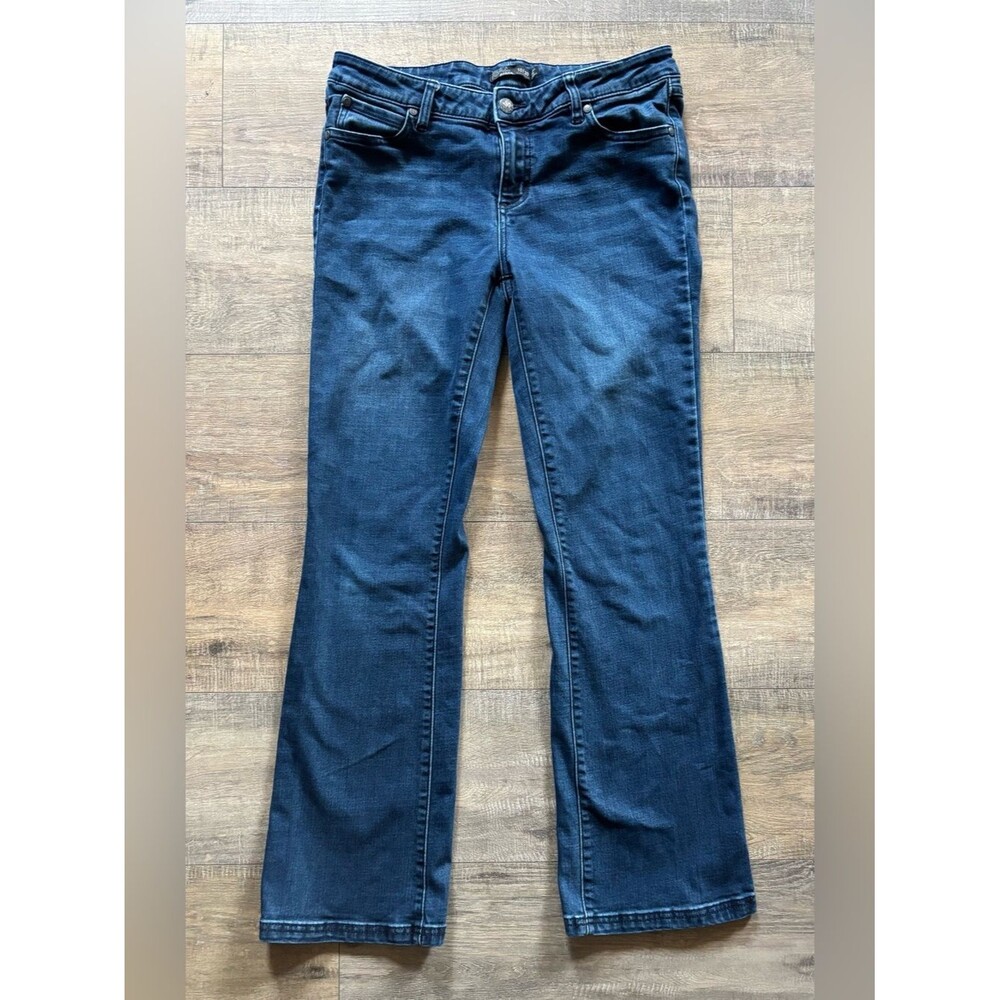 PrAna women’s size 30 regular organic cotton blend dark wash denim bootcut jeans
